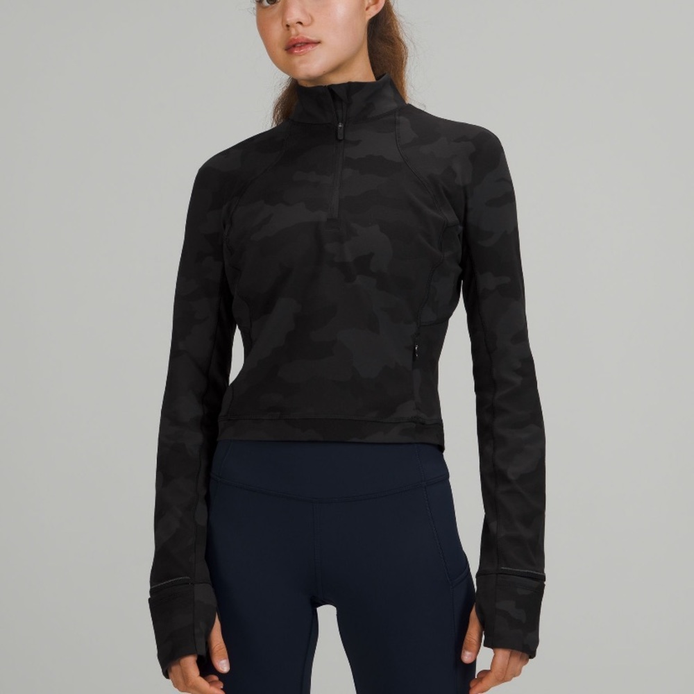 Lululemon It’s Rulu Run Cropped Half-Zip